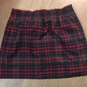 J Crew Plaid elastic size 14 skirt